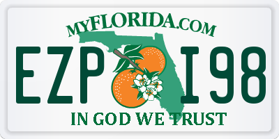 FL license plate EZPI98