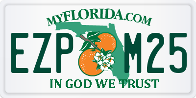 FL license plate EZPM25