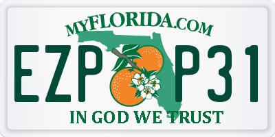 FL license plate EZPP31