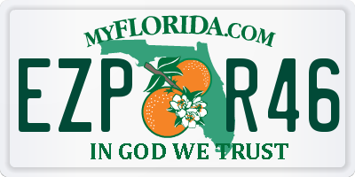 FL license plate EZPR46