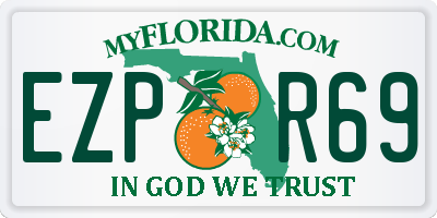 FL license plate EZPR69