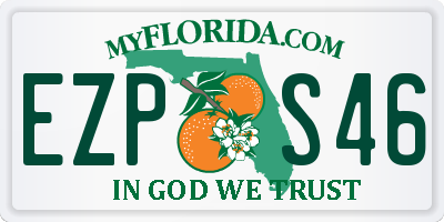 FL license plate EZPS46