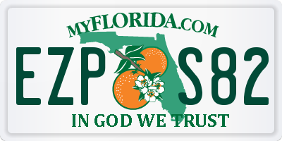 FL license plate EZPS82