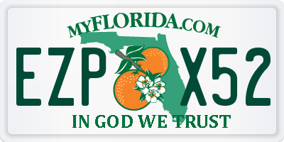 FL license plate EZPX52