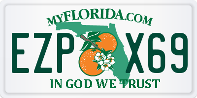 FL license plate EZPX69