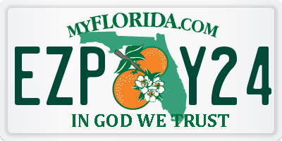 FL license plate EZPY24