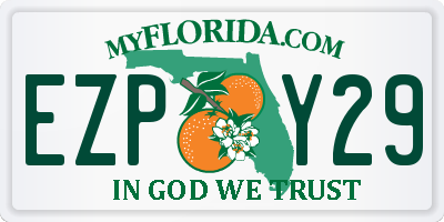 FL license plate EZPY29