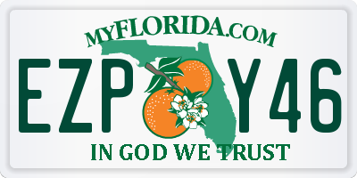 FL license plate EZPY46