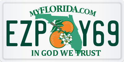 FL license plate EZPY69