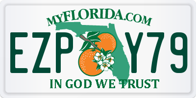 FL license plate EZPY79