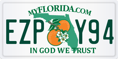 FL license plate EZPY94