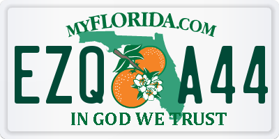 FL license plate EZQA44