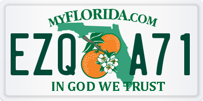 FL license plate EZQA71