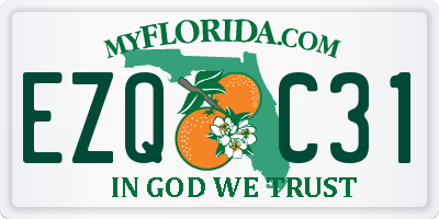 FL license plate EZQC31