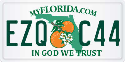 FL license plate EZQC44