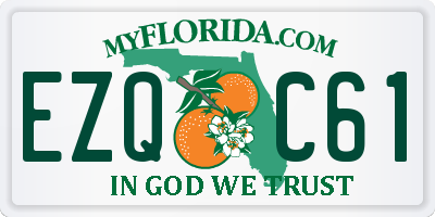 FL license plate EZQC61