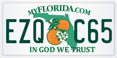 FL license plate EZQC65