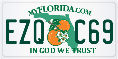 FL license plate EZQC69