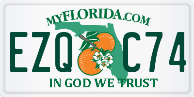 FL license plate EZQC74