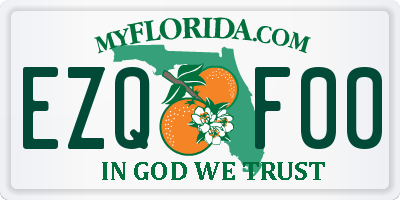 FL license plate EZQF00