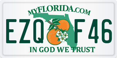 FL license plate EZQF46