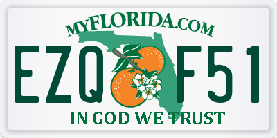 FL license plate EZQF51