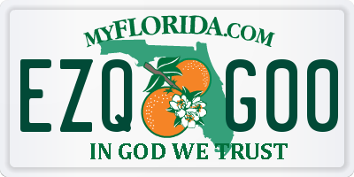 FL license plate EZQG00