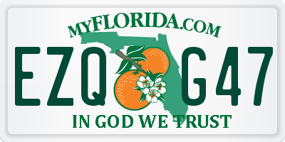 FL license plate EZQG47