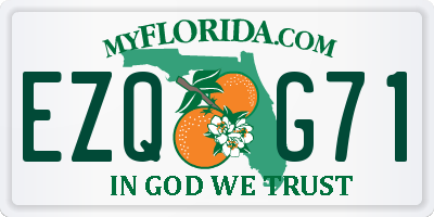 FL license plate EZQG71