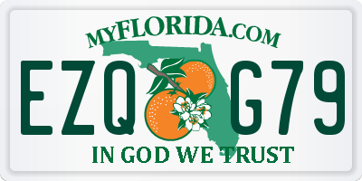 FL license plate EZQG79