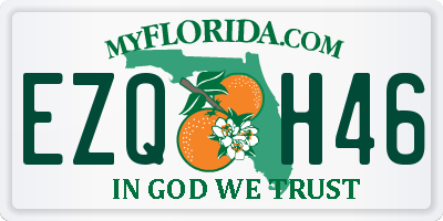 FL license plate EZQH46