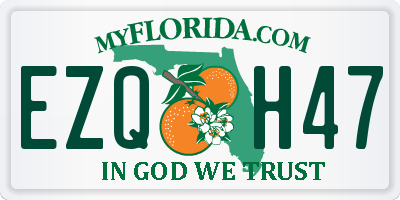 FL license plate EZQH47