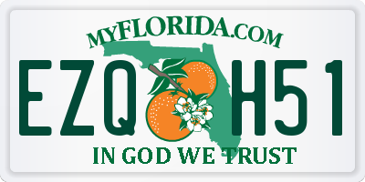 FL license plate EZQH51