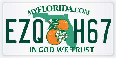 FL license plate EZQH67