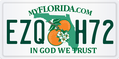 FL license plate EZQH72