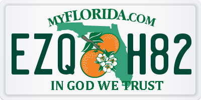 FL license plate EZQH82