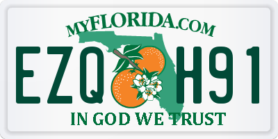 FL license plate EZQH91