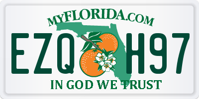 FL license plate EZQH97