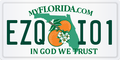 FL license plate EZQI01