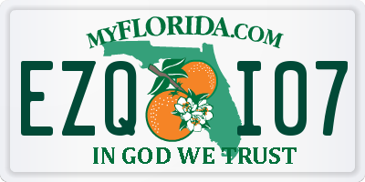 FL license plate EZQI07