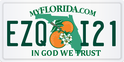 FL license plate EZQI21