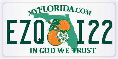 FL license plate EZQI22