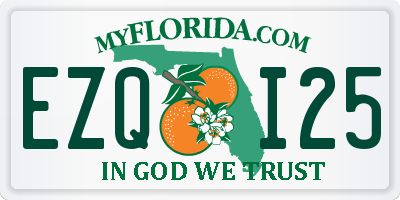 FL license plate EZQI25