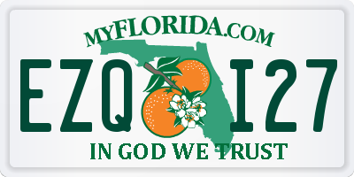 FL license plate EZQI27