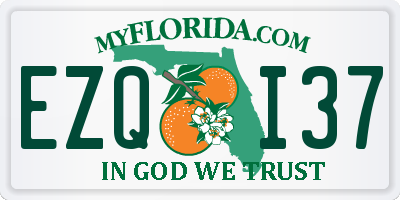 FL license plate EZQI37