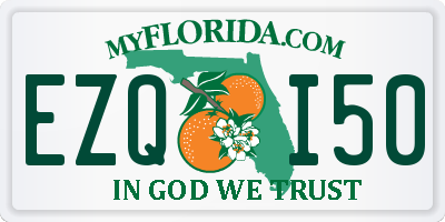 FL license plate EZQI50