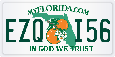 FL license plate EZQI56