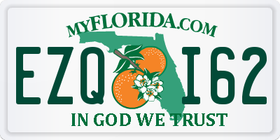 FL license plate EZQI62