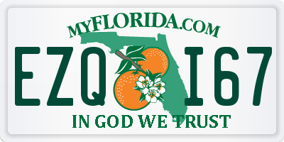 FL license plate EZQI67