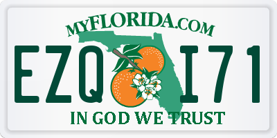 FL license plate EZQI71